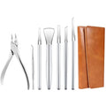Ingrown Toenail Removal Kit Pedicure Tools for Feet Professional Knife Set Stainless Steel Ingrown Toenail Treatment Calloused Feet Remover Tool (7 Pcs Set)
