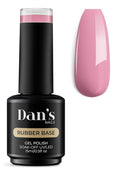 Dan's Nails 15ml Pink Sunset Serenade Rubber Base Gel Coat Summer Color | Soak off UV/LED Lamp for Professional Salon Manicure