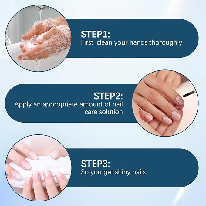 3 Days Nail Care – Keratin & Amino Acid Nail Strengthener, Fast Strengthening and Hydrating Nail Care Oil for Dry, Weak, Fragile Nails, Moisturizing Cuticle Oil,3PCS (16ml/0.54oz Each)