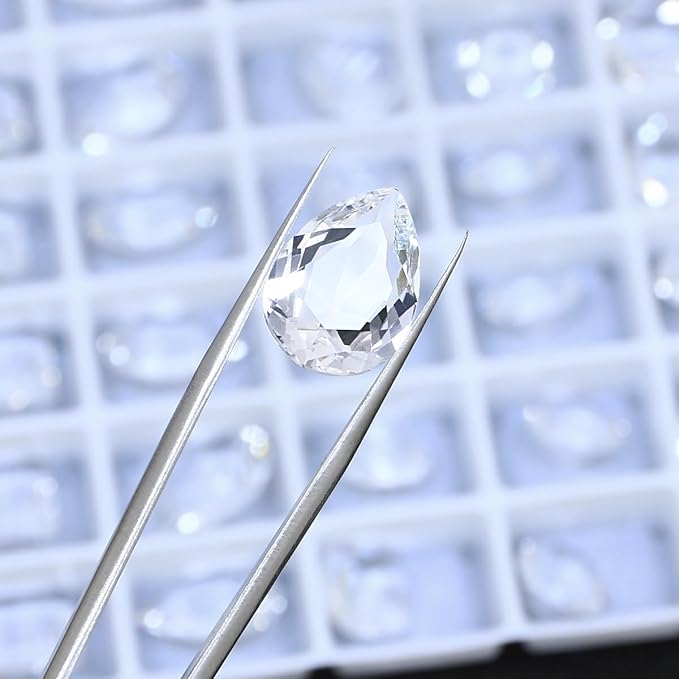 DONGZHOU Transparent Big Nail Rhinestones,Mixed Shape Large Nail Art Rhinestone Nail Charms Pointed Fancy Stone Diamond Gems for Nail Art DIY Craft