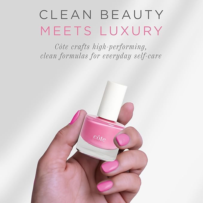 Cote Beauty’s Blush & Bashful Pink Nail Polish, Sophisticated, Smooth & Creamy Finish, Long Lasting Nail Polish, Vegan & Cruelty-Free, Salon-Quality Finish with Effortless Application, 0.27 Fl Oz