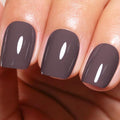 Gel Polish, 0.5 Fl Oz Grey Brown Gel Polish Autumn Winter Soak Off LED UV Coffee Brown Gel Polish Art Starter Manicure Salon DIY Nail Gel Polish