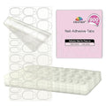 900PCS Nail Adhesive Tabs for Press on, EBANKU Waterproof Breathable Nail Glue Stickers Ultra-Thin Press on Nail Sticky Tabs in 15 Sizes, 30 Sheets Double Sided Transparent Nail Tape for Manicure DIY