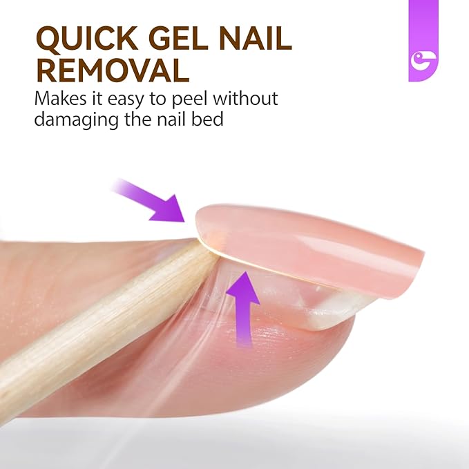 6 in 1 Gel Nail Glue and Gel Nail Polish Remover Kit