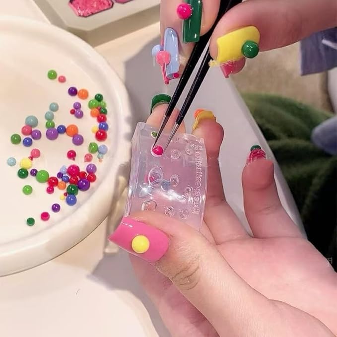 1 Pcs Peas Silicone Nail Art Molds for Women Resin Nail Design