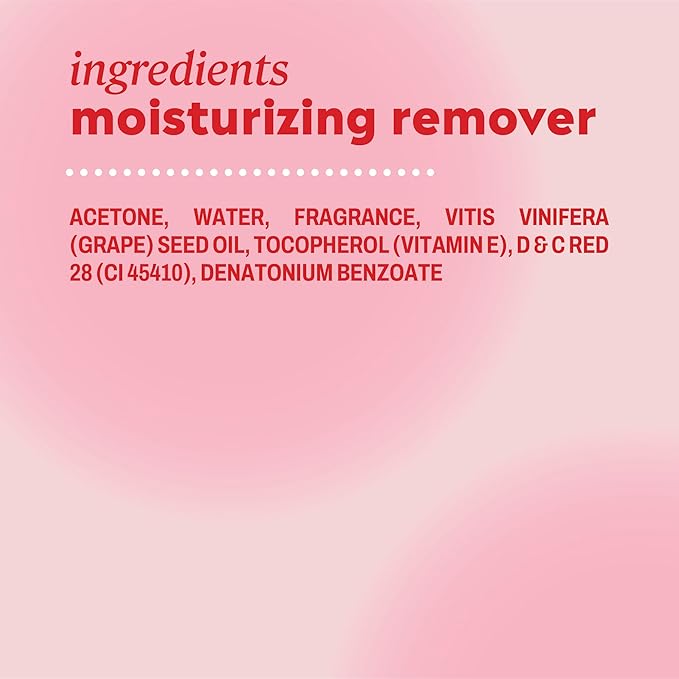 Onyx Professional Nail Polish Remover with 7 inch Nail File, Strawberry Scent, Made in USA, 16 fl oz - Moisturizing Formula, Acetone-based Gel Polish Remover, Enhanced with Vitamin E, Grape Seed Oil