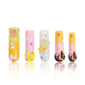 LOVFUL Press on Nails Ice Queam| Handmade with Full Covered Crystals| Reusable Fake Nails| Square Mid length 1.7in| H110-S