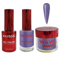 WAVEGEL Soak-Off Gel, Nail Lacquer & Acrylic/Dip Powder Matching Set - Queen Collection - #049 Great Britain's Love