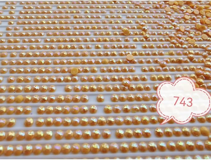 40000PCS AB Beads for Diamond Painting, Diamond Painting Accessories, 20 Colors Round Drills Rhinestones for Crafts, Bead Art or Nails Art, 2.8MM