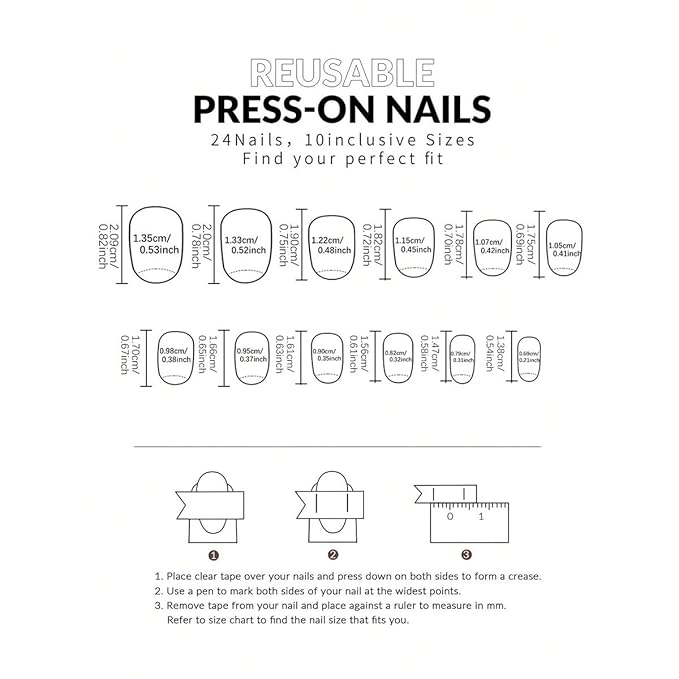 Cute Summer Press on Nails Short Oval Fake Nails Beach Nails Press ons with Lemon Flower Stripe Seahorse Fish Design,Reusable & Easy Apply Stick on Nails for Women Manicure 24Pcs