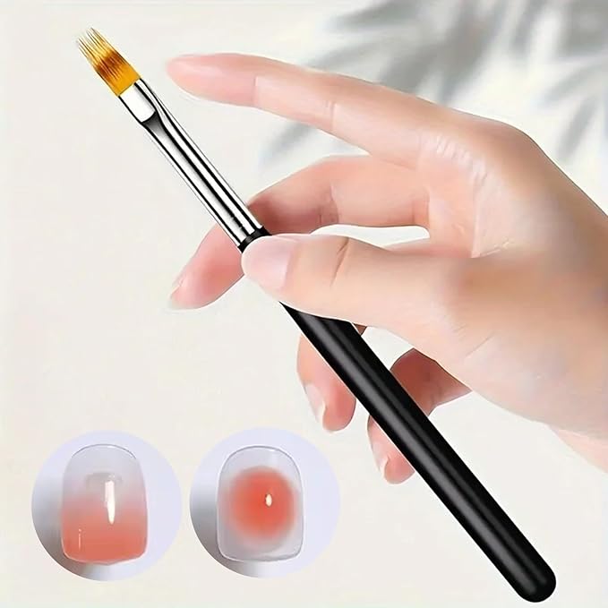 100PCS Soft Sponges With Grabbing Pen and 2 PCS ombre nail brushes set For Ombre And Aura Nails Art, Pro Nail Art Tools Accessories Supplies, Ombre Nail Sponges For Ombre Nails Art Tools