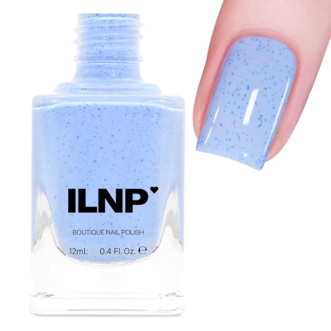 ILNP Bluebird - Perano Blue Speckled Nail Polish