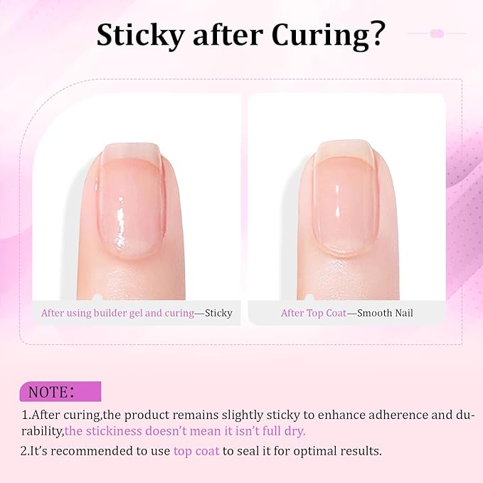 JODSONE Builder Gel for Nails,10ml 4Pcs Builder Gel Set Jelly Pink Nude White,for Nail Extension Strengthening & Thickening Solution,Long Lasting U V Light Cure
