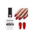 JODSONE 16.5ml Gel Nail Polish Red Gel Polish Manicure LED UV Soak Off Curing for Home Salon Nail Art DIY Lady Red Polish