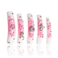 LOVFUL Long Press on Nails Pink Bliss Blush | Handmade Acrylic Press ons | Reusable Fake False Nails | Curve Long 2.2 in | H141-S