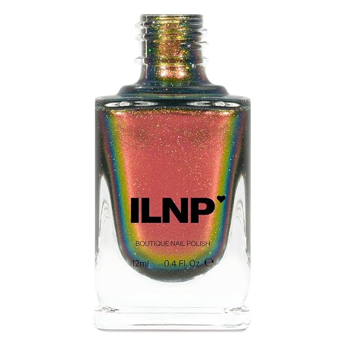 ILNP Nostalgia - Copper, Gold, Red, Bronze, Green Ultra Chrome Color Shifting Nail Polish