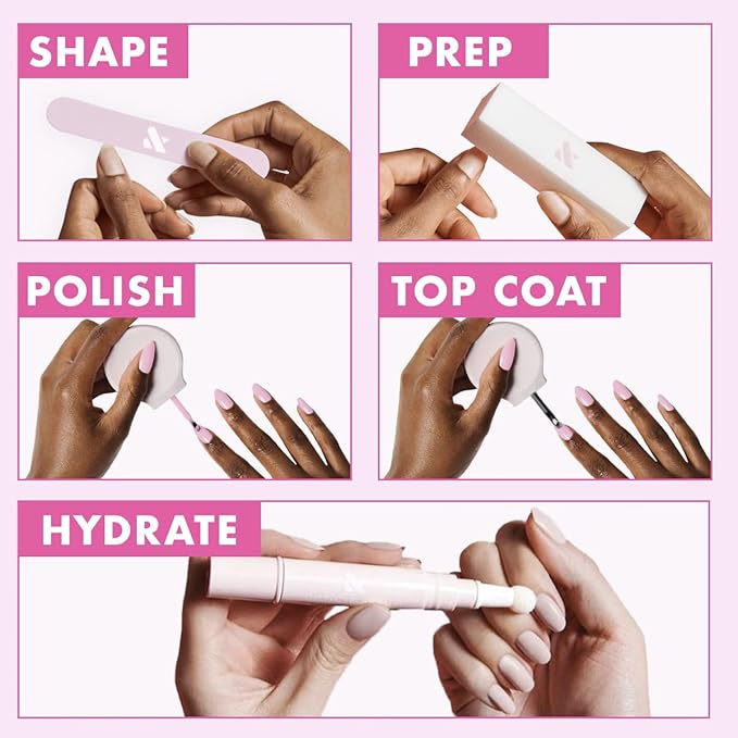 Olive & June Long Lasting Nail Polish | Plump Gel-Like Finish No Lamp Needed | Lasts up to 10 days | Salon-Quality Color at Home | 15-Free, Vegan & Cruelty-Free Chip-Resistant Shine | Real Toasty