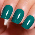 Gel Polish, 0.5 Fl Oz Emerald Green Gel Nail Polish Autumn Winter Christmas Soak Off LED UV Gel Nail Polish Art Starter Manicure Salon DIY Nail Gel Polish