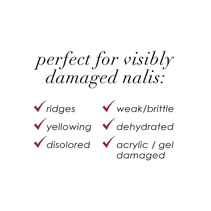 Dermelect Transfix Nail Restore Base Coat- with Protein Peptides Strengthening, Nourishing, Concealing Treatment for Weak Nails, Peeling, Breaking, Splitting, Damage 0.4 oz