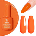 Beetles Orange Gel Polish - 1pc 15ml Bright Peach Coral Orange Gel Polish Color Soak Off UV LED Nail Lamp 15ml Gift for Women Vibrant Tangerine