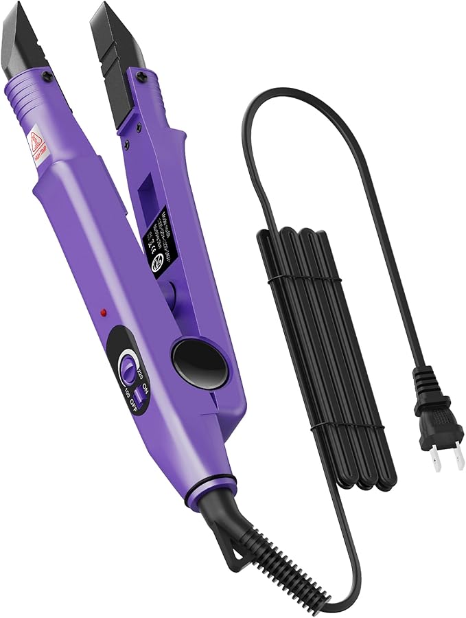 TopWigy Professional Hair Extensions Tool,Itip Extensions Tools kit Hair Connector Fusion Heat Iron Connector Wand Temperature Adjustable Melting Tool