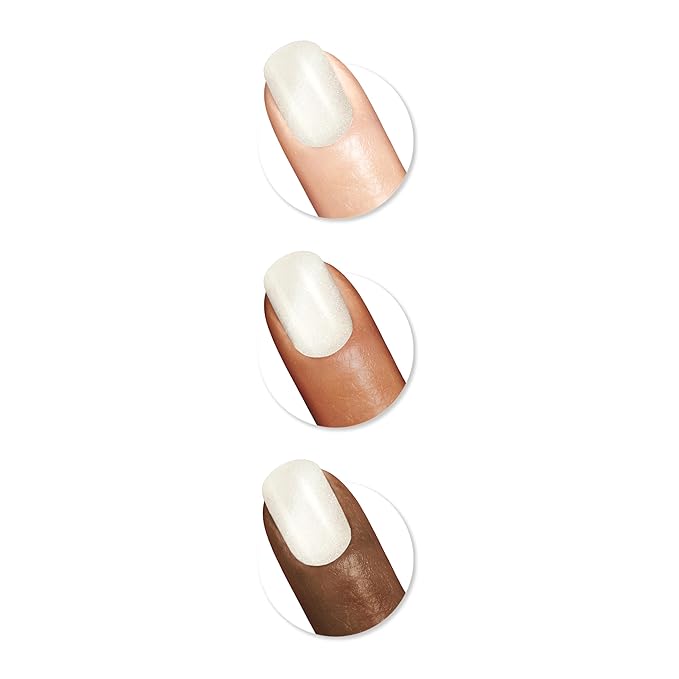 Sally Hansen Miracle Gel™, Snow Day, Long Lasting, Gel-Like Formula, No UV Lamp Needed, White Glitter Nail Polish