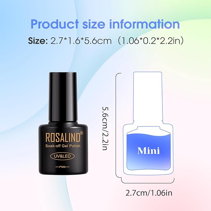 ROSALIND 101PCS Gel Nail Polish Set, 91 PCS Colors Gel Polish Set Base and Glossy Matte Glitter Top Coat Blooming Cat Eye with Magnet Stick Glitter White Pink Nude u v Nails Set Gift for Women