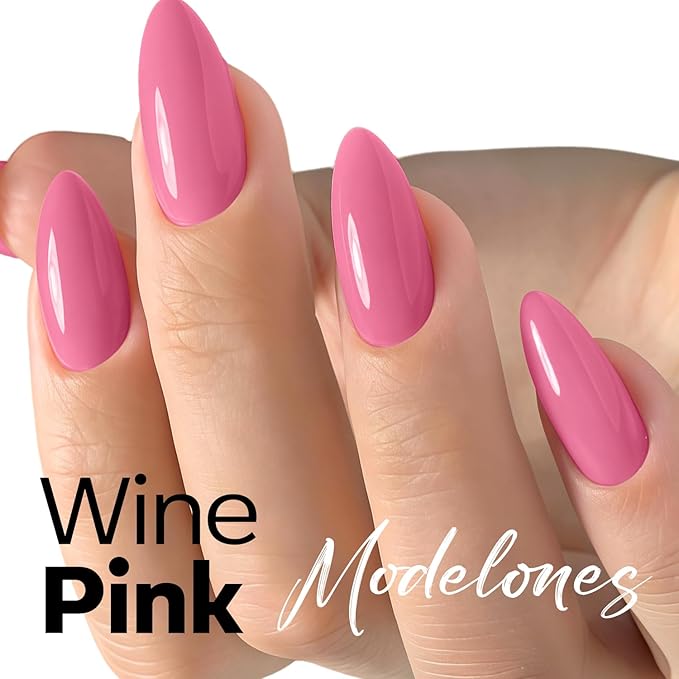modelones Smokey Pink Gel Polish Grey Pink Gel Nail Polish Morandi Polish Soak Off LED Nail Art DIY Nail Manicure 15ML