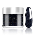 1 Oz/28g Black Dip Powder, Nail Dipping Powder French Powder Pro Collection System Nail Art Starter Manicure Salon DIY at Home, Odor-Free&Long-Lasting, No Needed Nail Lamp Curing