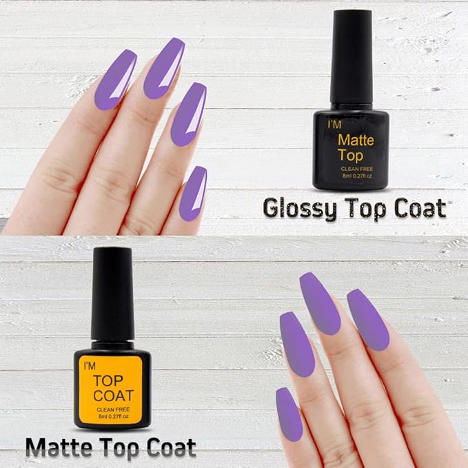 Gel Nail Polish Kit with Nail Art Decorations, Nail Polish Set include 11 Colors with Glossy & Matte Top Coat, Base Coat, Nail Stickers, Rhinestones decorations and Manicure Tools for Women