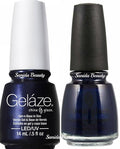 China Glaze Gelaze Tips and Toes Nail Polish, Up All Night, 2 Count