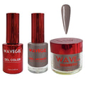 WAVEGEL Soak-Off Gel, Nail Lacquer & Acrylic/Dip Powder Matching Set - Queen Collection - #032 Earl