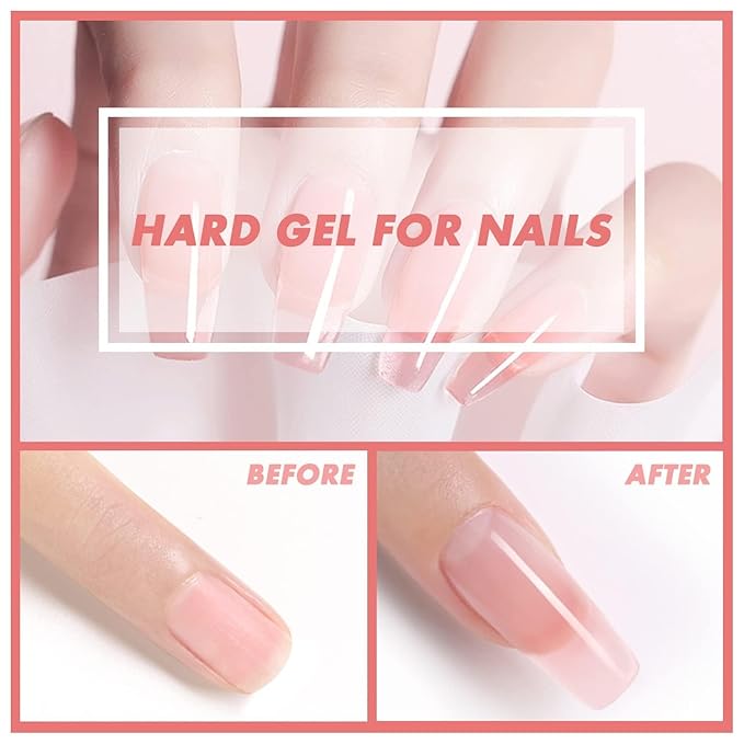 AIJIMEI Gel Builder Hard Gel Builder GelNail GelBuilderGel for NailsGel Extension Nail Kit for NailsGelBuilder for NailsBuilderGel in a Bottle (SETA)