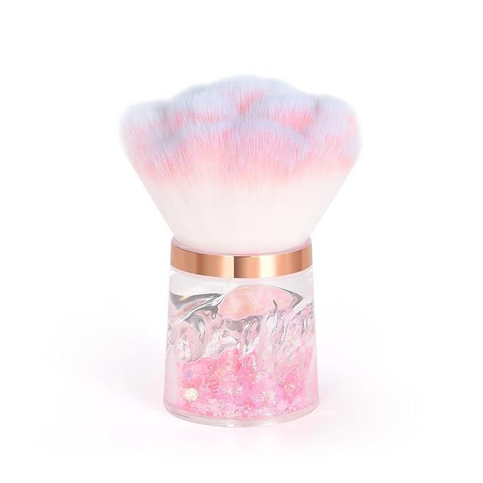 Nail Dust Brush Nail Art Dust Cleaner for Acrylic Nails Dust Brush for Nails Nail Art Manicure Dust Cleaner Brush for Nail clipping Cleaning Makeup Brush Tools (8)