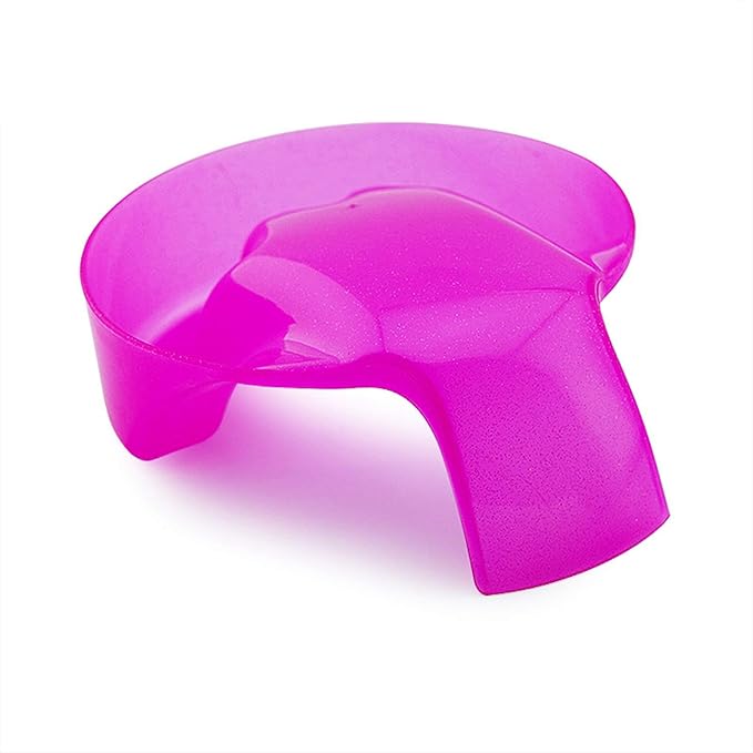 KADS 1pc Nail Art Hand Wash Remover Soak Bowl DIY Salon Glitter Nail Spa Bath Treatment Hand Resurrection Care Bowl (Pink)