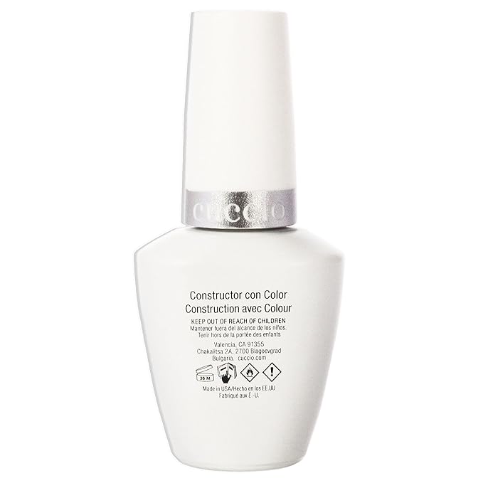 Cuccio Pro Brush-On Colour Builder Soak Off Gel - LED and UV Self-Leveling Lightweight Formula - Camouflages Re-Growth and Corrects Uneven Nail Beds - Base Coat - Gold Dust - 0.43 oz