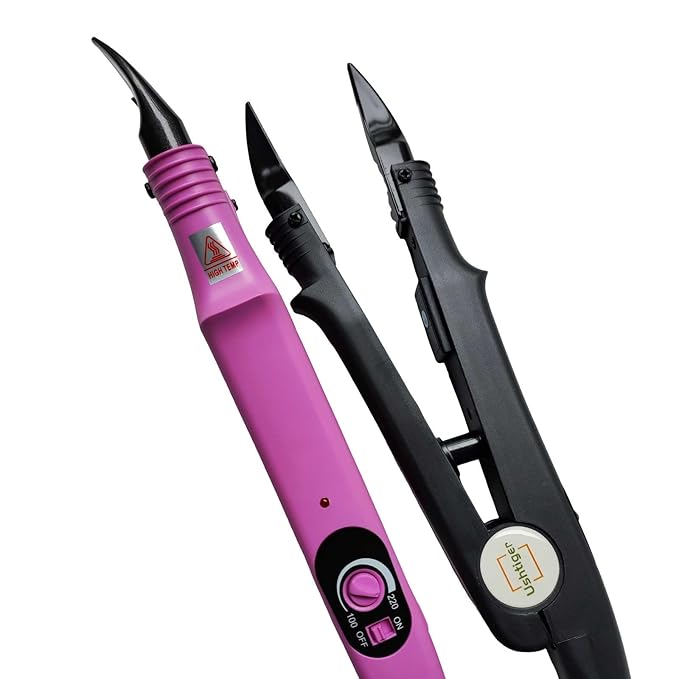 Professional Hair Extension Iron Fast Heat-up Fusion Connector Bonding Tool for Salon Adjustable Temperature Control U Tip Human Hair Extensions Keratin Glue Pink