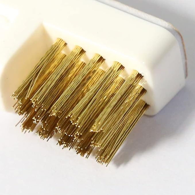 minkissy Cleaning Brushes for Drill 4pcs Drill Brush Copper Wire Bristles Nail Cleaner Tool for Nail Salon Home Use