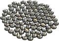 Preciosa Viva Rhinestones No Hotfix Flatback - Black Diamond - SS16 (4mm) - Choose Your Quantity (72)