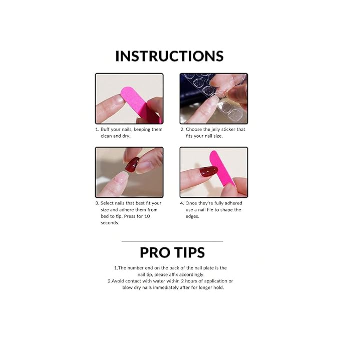 Black French Tip Press On Nails Almond Medium Length, Reusable 24 Piece Handmade False Nails with Wear Resistant Sealer