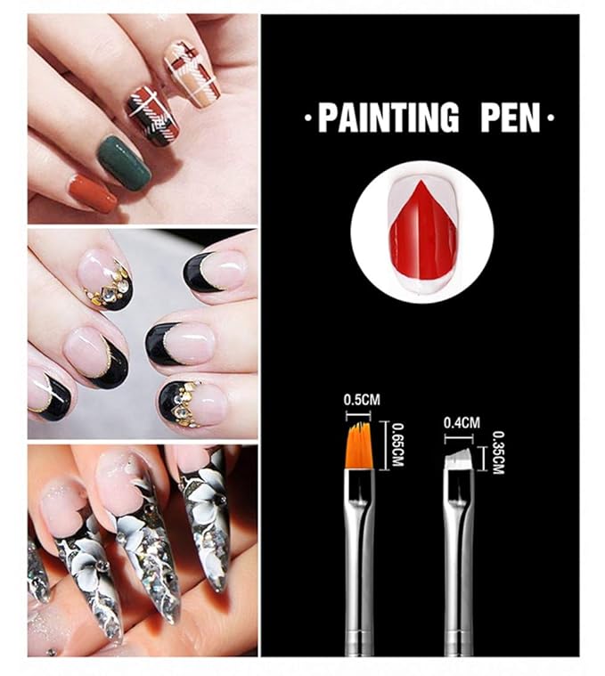 YIMART 20PCS Nail Art Design Dotting Painting Drawing Polish Brush Pen Tools