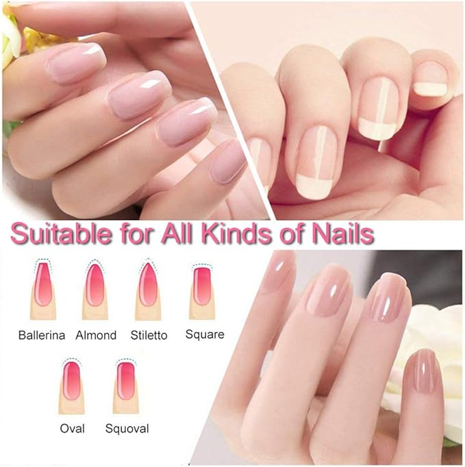 20 Pcs Glass Nail File Bulk with Plastic Sleeve, Crystal Fingernail Files Set, Double Sided Finger Nail Files, Professional Manicure Nail Care for Women Girls, Christmas Gifts Stocking Stuffers