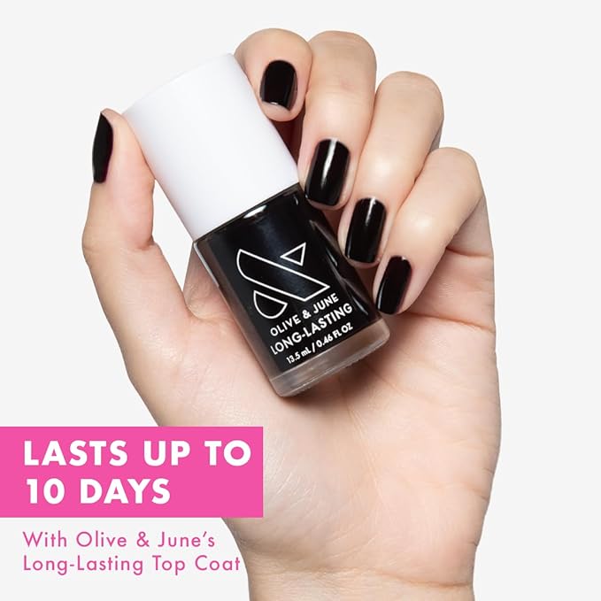 Olive & June Long Lasting Nail Polish | Plump Gel-Like Finish No Lamp Needed | Lasts up to 10 days | Salon-Quality 15-Free Vegan & Cruelty-Free Chip-Resistant | Shop Til You Drop