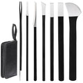Pedicure Knife Set, Segbeauty 7 Pack Ingrown Toenail Tools with PU Storage Bag, High Manganese Steel Nail Knives Cuticle Remover, Professional Foot Repair Sharp Blade Kit for Nail Corn Callus