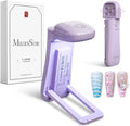 MelodySusie Cordless UV Nail Lamp with Fold-Out Stand,P-Art09F Foldable UV Light with 2-in-1 Lighting & Curing Function, Rechargeable, Flash Cures All Soft Gels Especially Half-Cured, Base & Top Coat