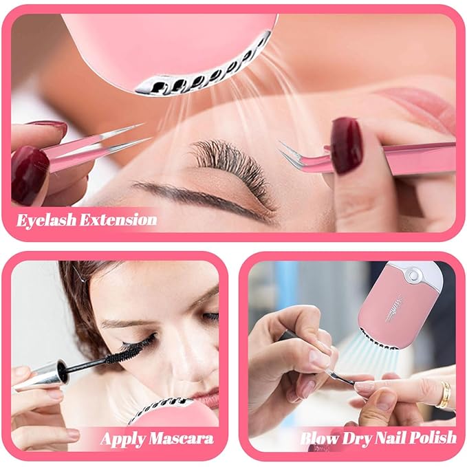 Lash Extension Kit for Beginners Lash Mannequin Head with Replaced Eyelids False Eyelashes Practice Eyelash Strips Facial Mister Tweezers Glue USB Fan Professional Set