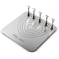 TADOPRO Nail Stand for Press Ons, Nail Holder for Painting Nails, Press on Nail Stand for Nail Art with Magnetic Metal Base Nail Art Home DIY & Salon Use(sliver01)