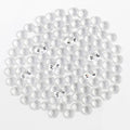 Beadsland 1440pcs Flat Back Crystal Rhinestones Round Gems for Nail Art and Craft Glue Fix, Transparent, SS16, 3.8-4.0mm