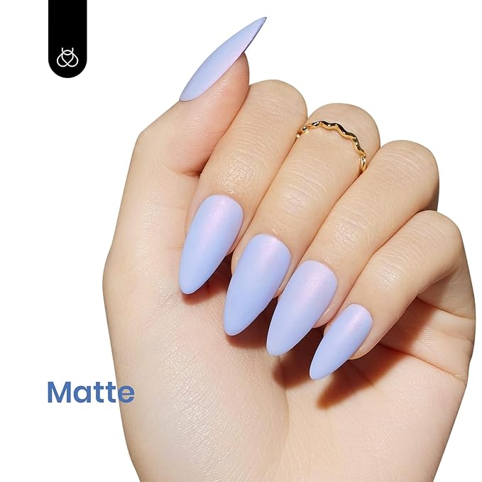 Beetles Periwinkle Gel Nail Polish, 15ml Dreamy Blue Pastel Mauve Lilac Royal Blue Aquamarine Lavender Spring Gel Nail Polish, Soak Off UV Nail Art Manicure Salon DIY Design Gift for Women
