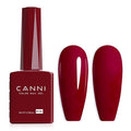 CANNI Red Gel Nail Polish, 1Pcs Dark Red Gel Polish Color Nail Polish High Gloss Soak Off U V Gel Nail Manicure Salon DIY